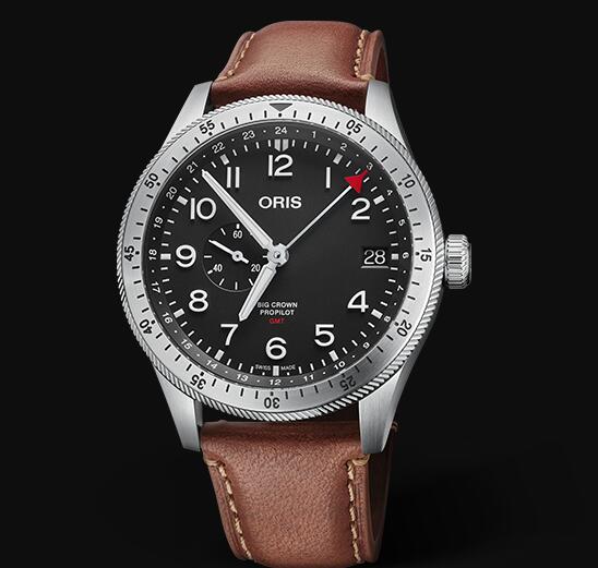 Review Oris Aviation Big Crown Propilot TIMER GMT 44mm Replica Watch 01 748 7756 4064-07 5 22 07LC